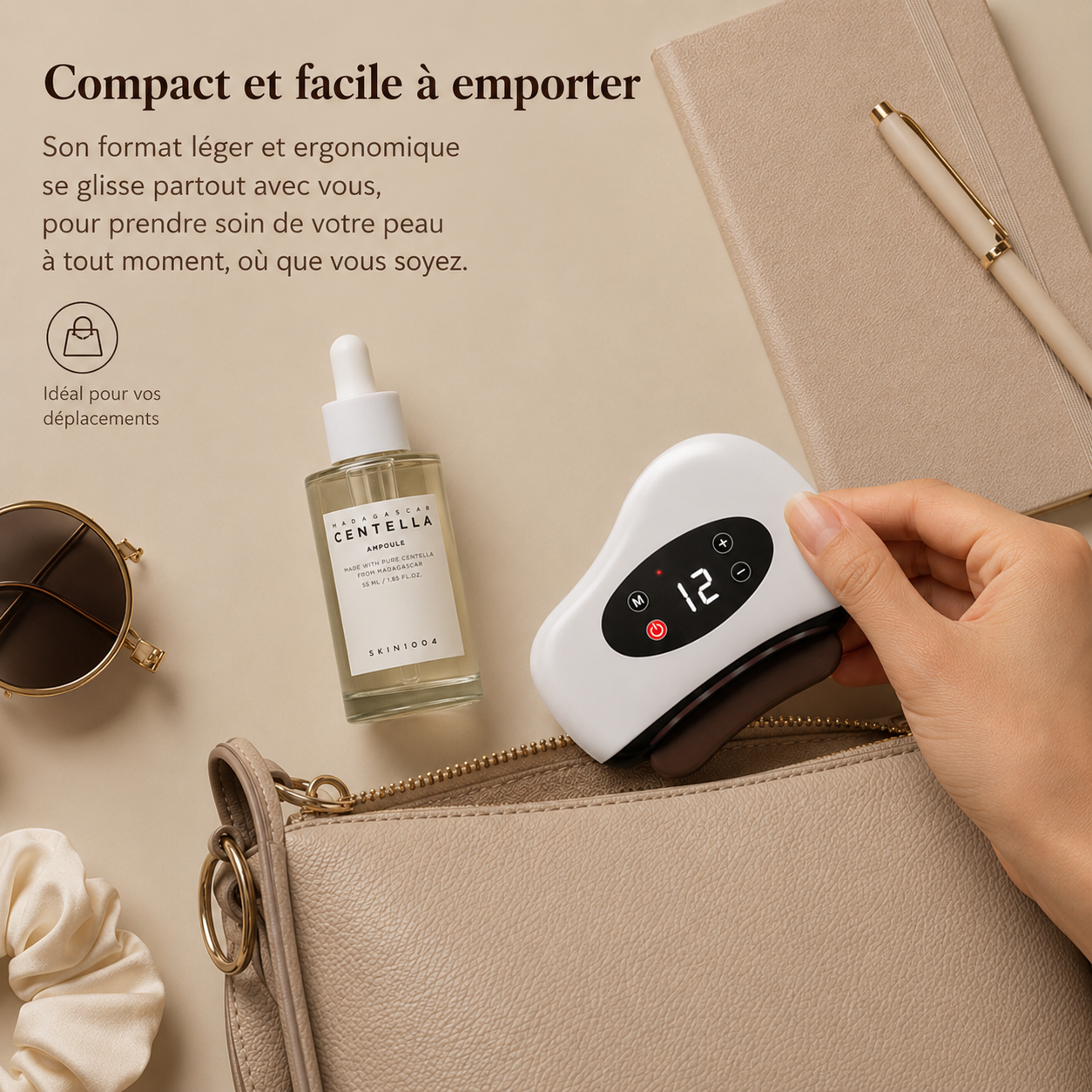 Gua Sha Électrique Vibrant – Lifting, Anti-Rides & Anti-Cellulite