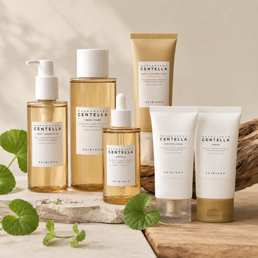 Crème Apaisante Centella Asiatica + Crème Solaire SPF30 PA++++ | Soin Coréen Éclat & Protection