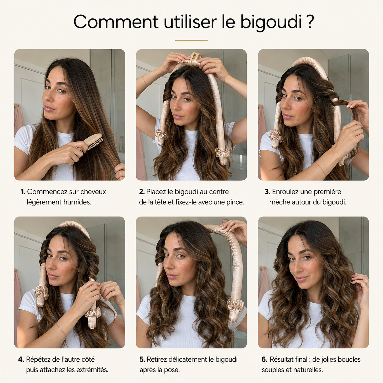 Bigoudi Curly Sans Chaleur – Boucles Parfaites Sans Abîmer Vos Cheveux !