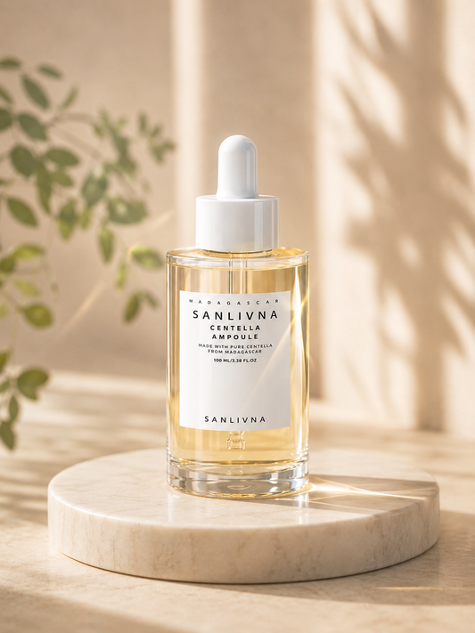 Ampoule Visage Centella Asiatica Madagascar – Sérum Hydratant & Apaisant 100ml